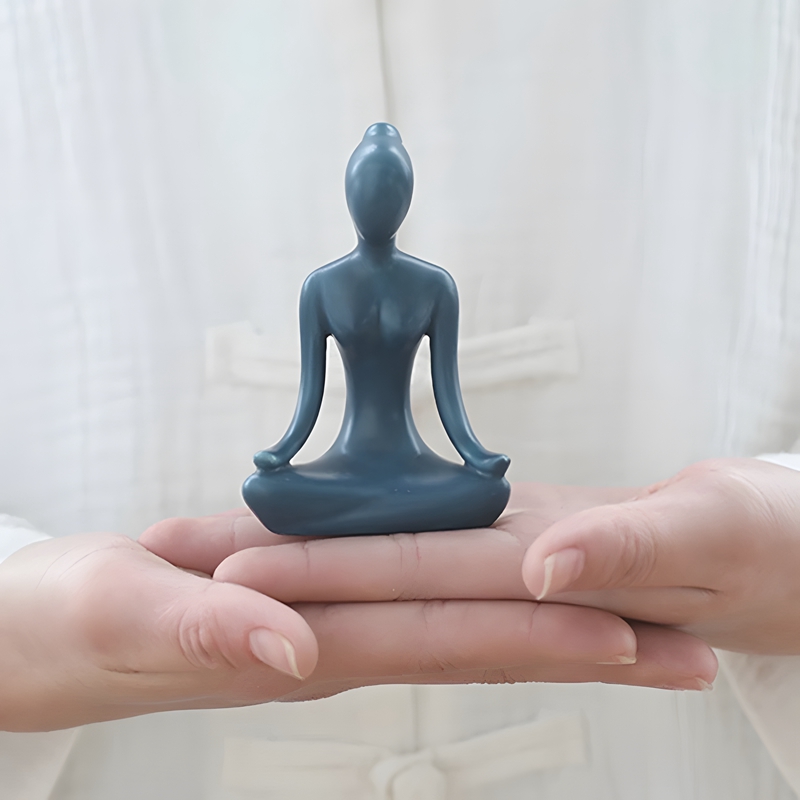 Blue Zen Abstract Yoga Poses G - Home Gym Zen recension och pris