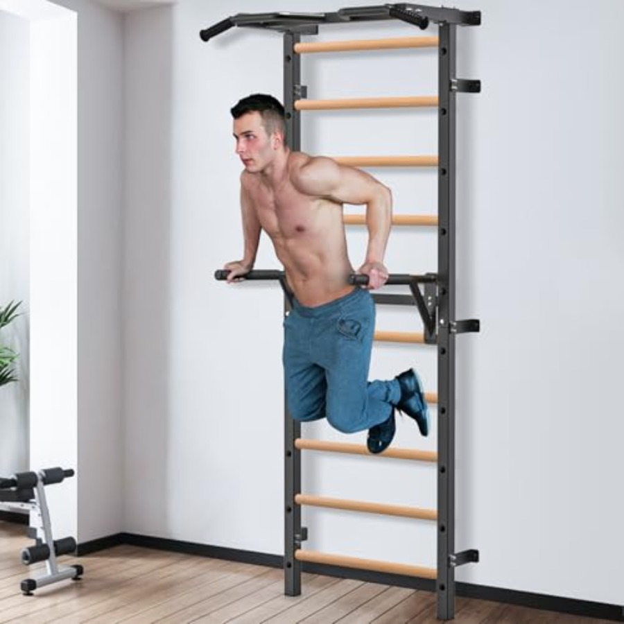 Wall Mounted Gymnastic Stall B - Home Gym Pull Up recension och pris