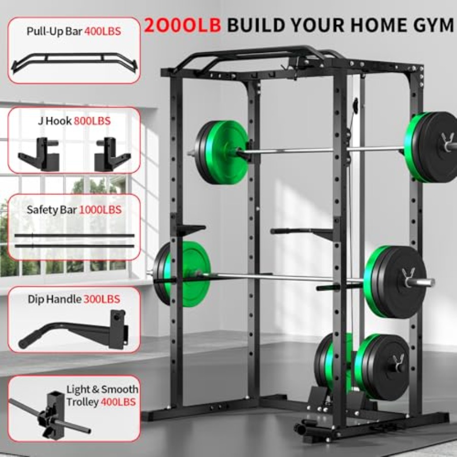 Home gym power rack with LAT p - Home Gym Multifunctional recension och pris