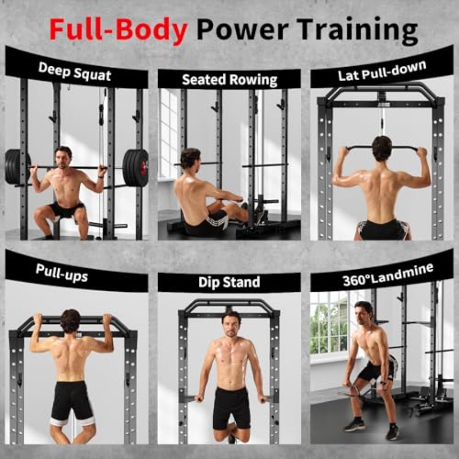 Home gym power rack with LAT p - Home Gym Multifunctional recension och pris