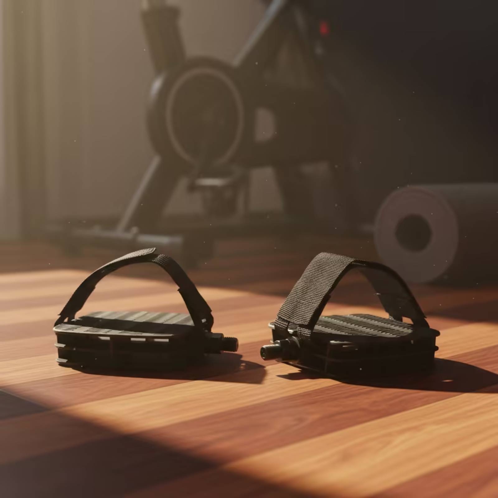 Exercise Bike Pedals with Stra - Home Gym Bike recension och pris