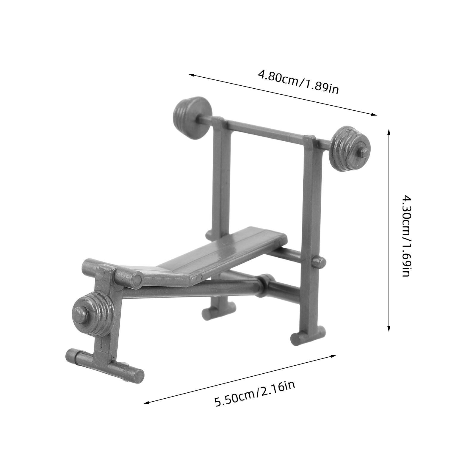 Miniature Home Gym Set for Dol - Home Gym Equipment Diy recension och pris