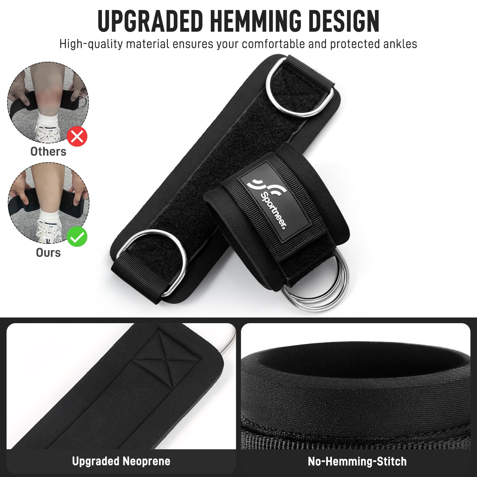 Sportneer Adjustable Ankle Str - Home Gym All In One recension och pris