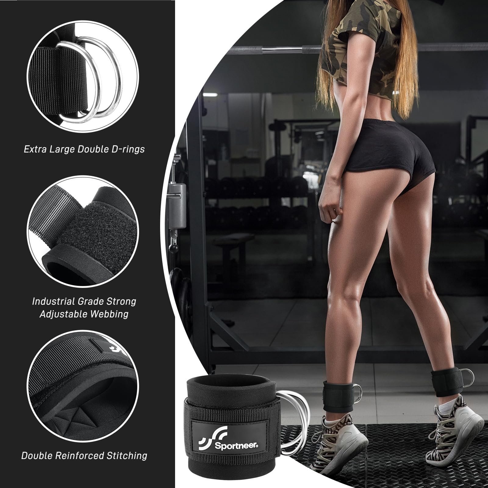 Sportneer Adjustable Ankle Str - Home Gym All In One recension och pris