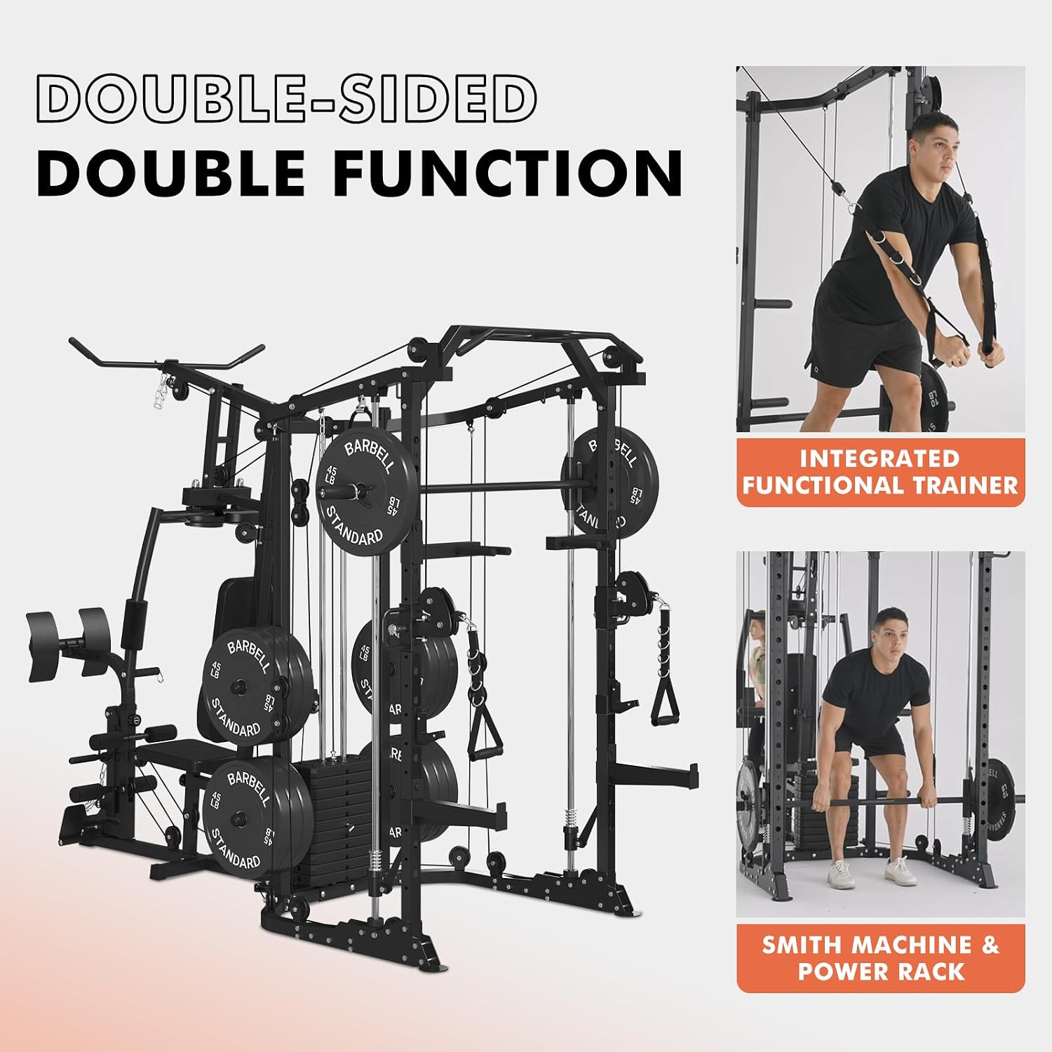 Dual-Station SmithΔ Machine Po - Home Gym All In One recension och pris