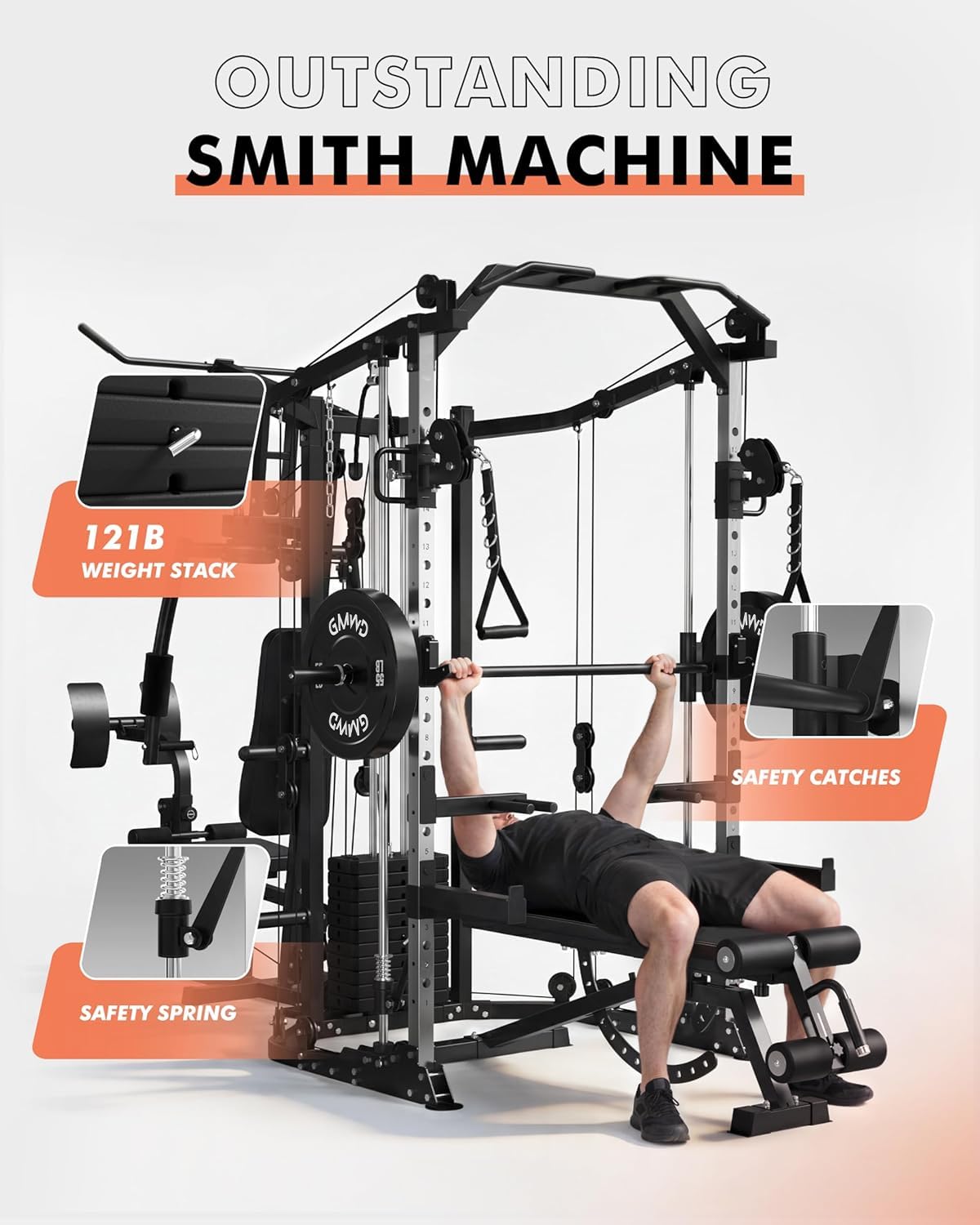 Dual-Station SmithΔ Machine Po - Home Gym All In One recension och pris