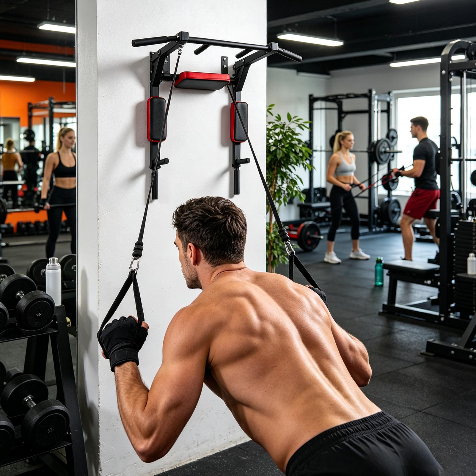 Wall-Mounted Pull-up Bar Fitne - Home Gym Pull Up recension och pris